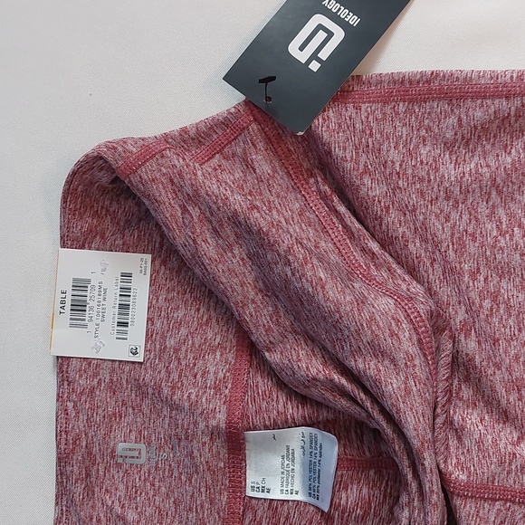 IDEOLOGY Womens high Rise crop leggings athletic swet wine size S - Picture 10 of 10